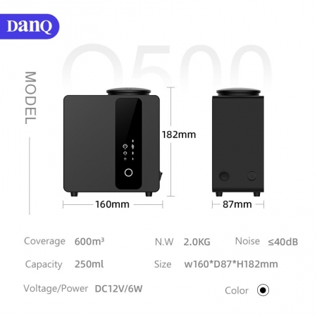 danq 250มล. เครื่องกระจายกลิ่น HVAC ที่สะดวก เครื่องกระจายอากาศไฟฟ้า น้ำมันกำยานธรรมชาติ เครื่องกระจายน้ำมัน เครื่องกระจายกลิ่นเชิงพาณิชย์