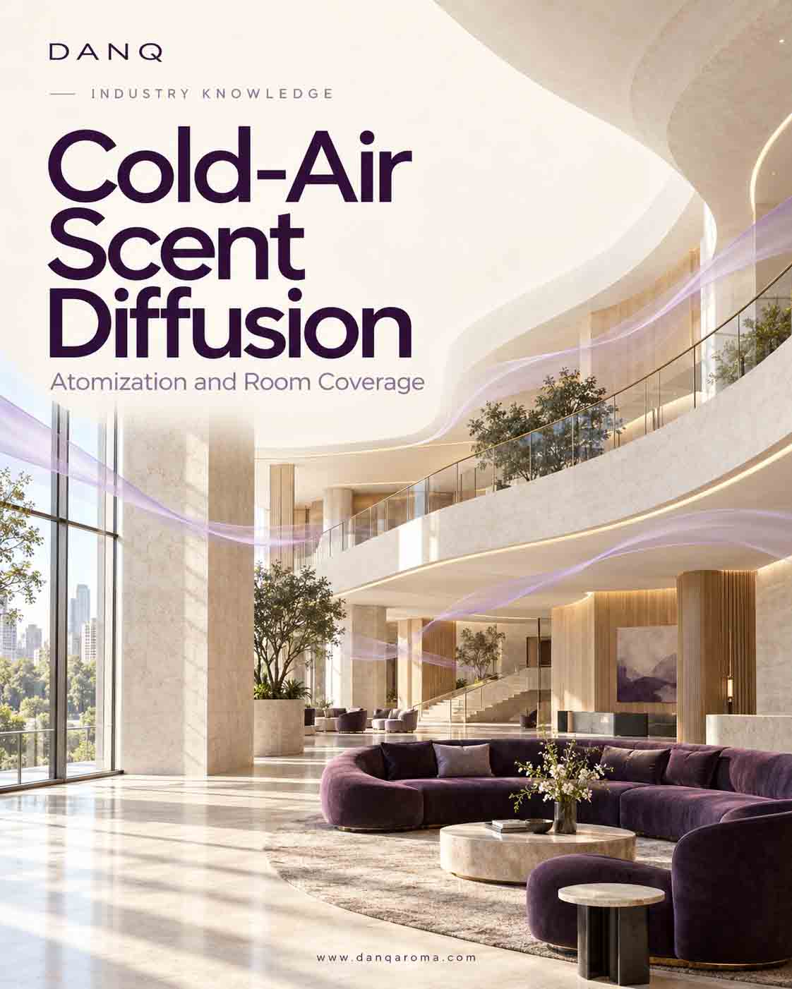 Cold-Air Scent Diffusion: Atomization and Room Coverage